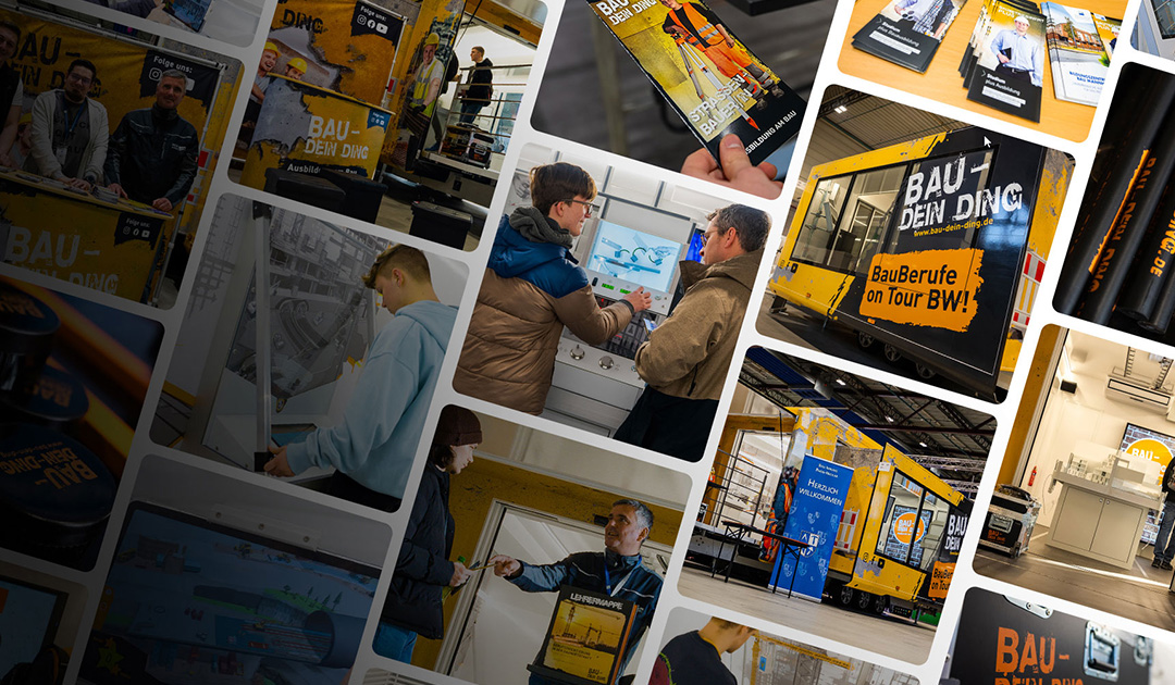 Collage von Pop Up Aktionen